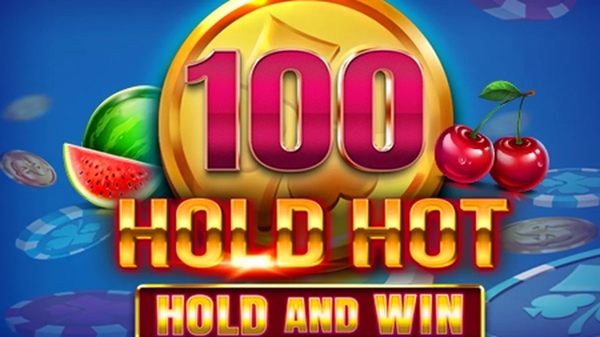Tampilan antarmuka mobile slot 100 Hold Hot Hold and Win dengan simbol buah yang cerah